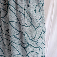 Blue Printed V-Neck Alfine Churidar Cut Nighty | Free Size | Chest Width 44″| Length 56″