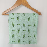 Green Printed Pure Cotton Shirt Pyjama Set | Free Size |