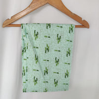 Green Printed Round Neck Pure Cotton Loungewear Pyjama Set Free Size 3/4 Sleeve (Suits for bra size 34″- 40″)
