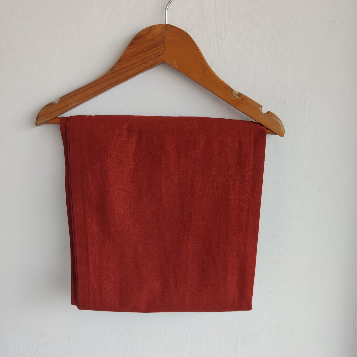 Rust Orange Embroidered Cotton Co-Ord Set