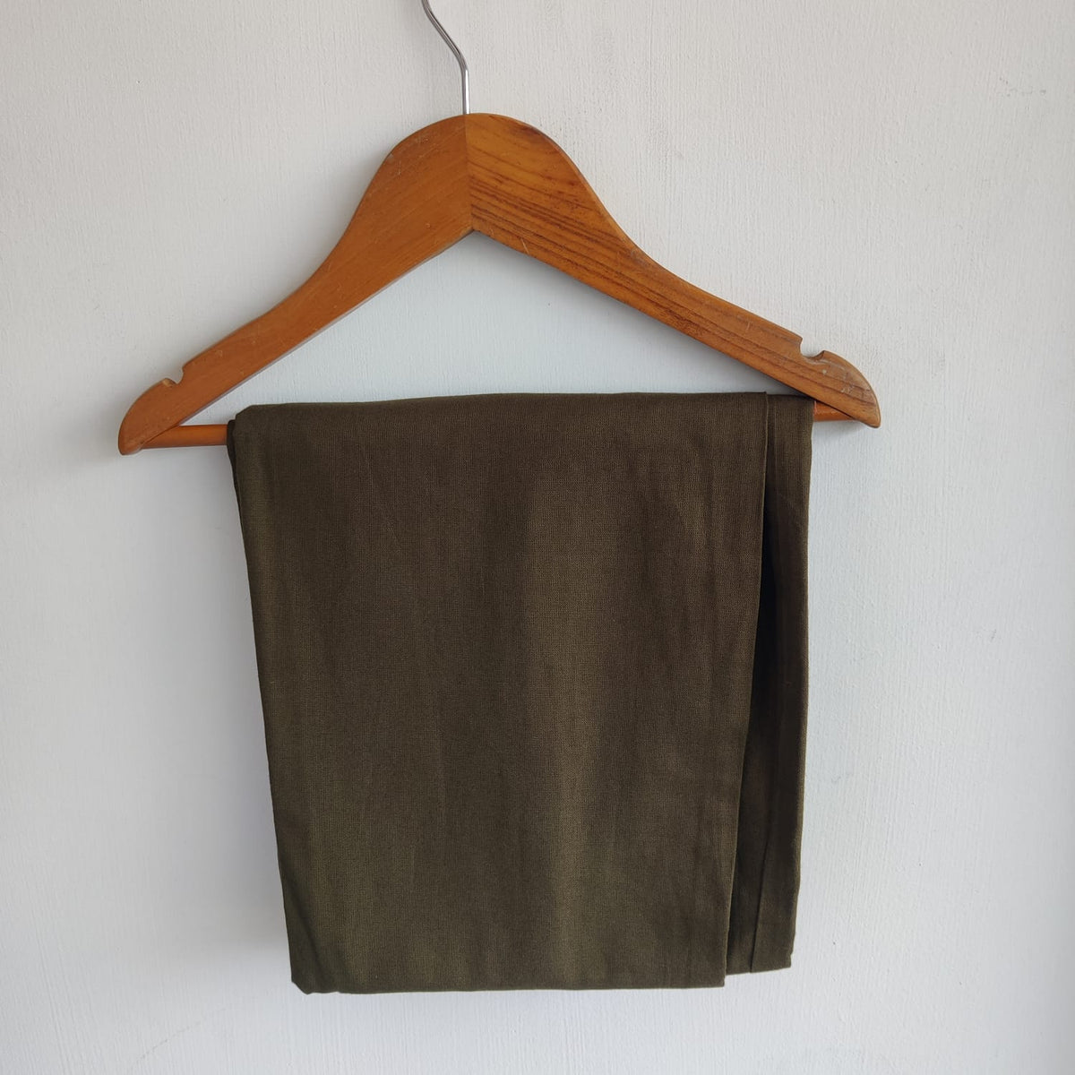 Olive Green Embroidered Cotton Co-Ord Set