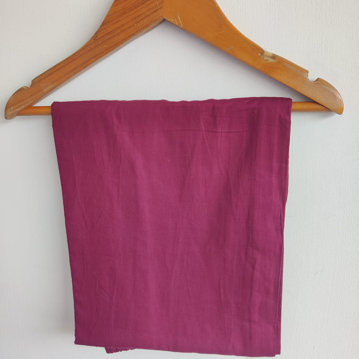 Beetroot Wine Embroidered Cotton Co-Ord Set
