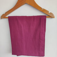 Beetroot Wine Embroidered Cotton Co-Ord Set