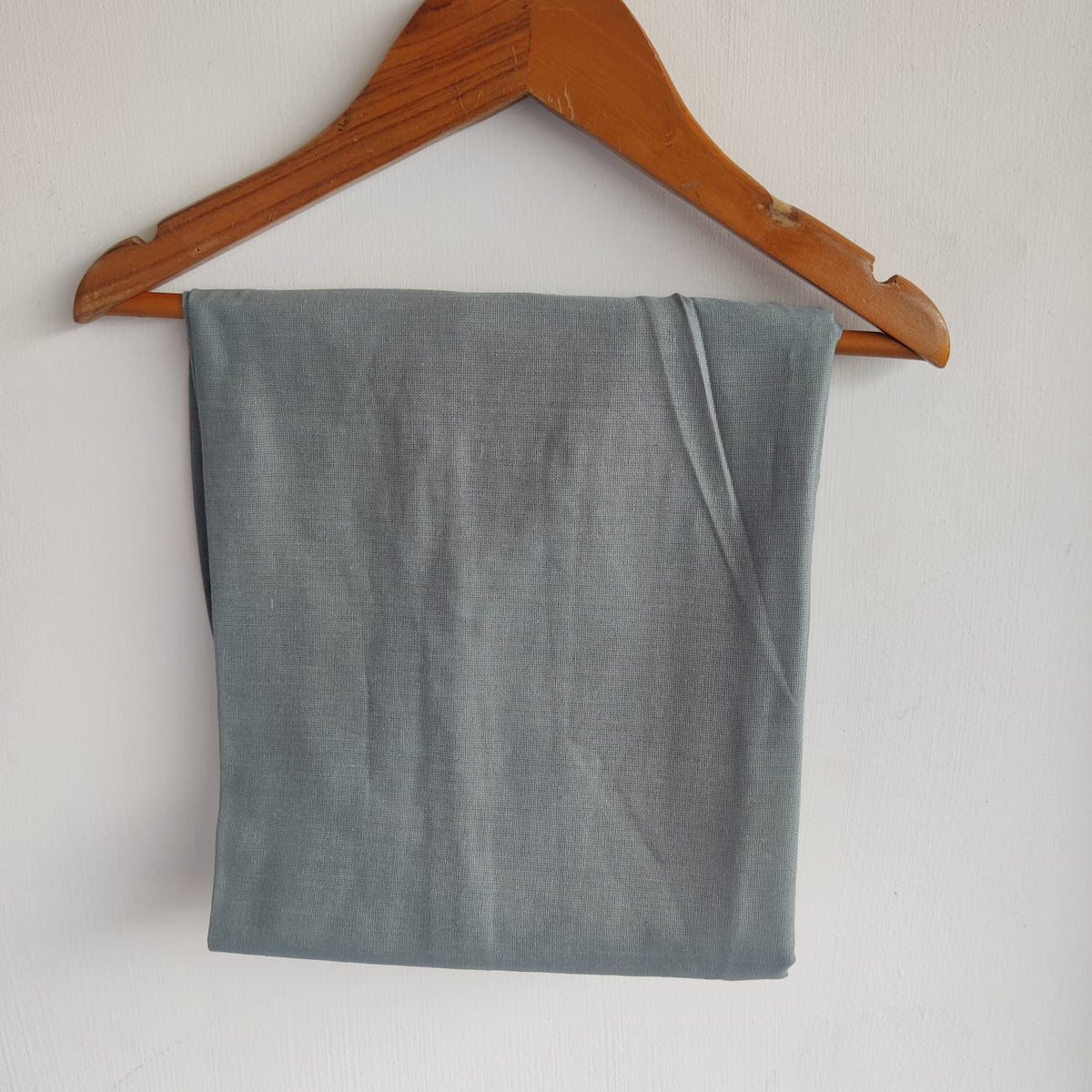 Ash Blue Embroidered Cotton Co-Ord Set