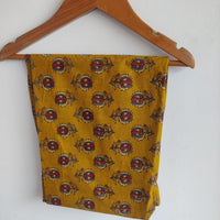 Pink Floral Printed Yellow Cotton Co-Ord Set