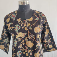 Black Printed Cotton Co-Ord Set