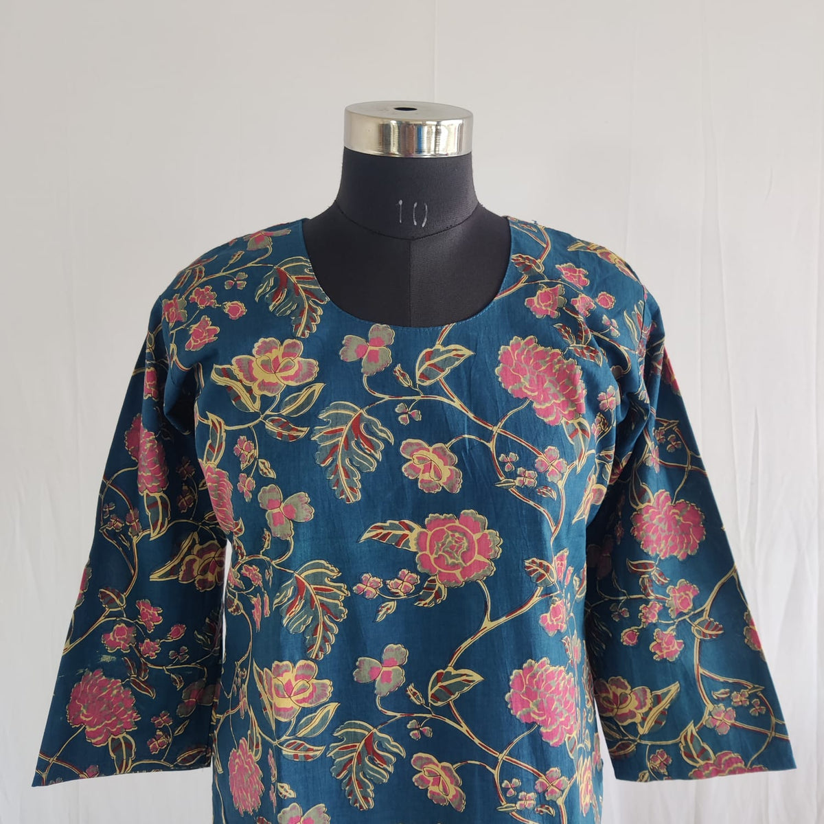Blue Printed Cotton Co-Ord Set