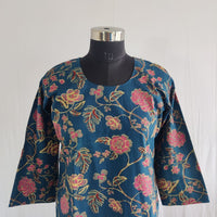 Blue Printed Cotton Co-Ord Set