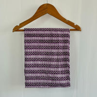 Purple Kalamkari Printed Kantha Cotton Feeding Kaftan Loungewear Pyjama Set | Free Size