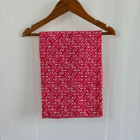 Pink Floral Printed Kantha Cotton Feeding Kaftan Loungewear Pyjama Set | Free Size