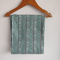 Green Floral Printed Jaipur Cotton Shirt Pyjama Set | Free Size |
